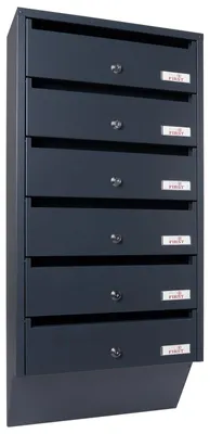 Produktbild von Profirst Briefkastenanlage Maildrop 6 anthrazit