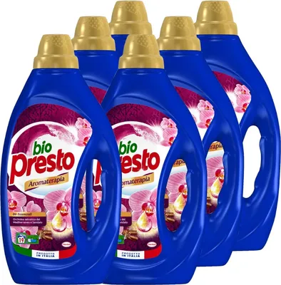 Produktbild von Presto Flüssigaromatherapie Orchidee, Waschmittel Waschmaschine, 6 x 19 Waschgänge – 5900 g