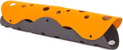 Produktbild von 4 mm Tunnel, lustiges Katzenspielzeug, Filz-Pom-Spleißtunnel, verformbares Kätzchennest, zusammenklappbares Haus, interaktives Haustierspielzeug, grau