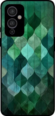 Produktbild von Smartphonica Phone Case Passend für OnePlus 9 mit grünem  blätter drucken - TPU zurück Abdeckung Fall grünes Blatt-Design - Grün