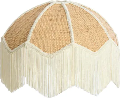 Produktbild von Light & Living - lampenschirm - Malacia - beige - raffia textil - Ø 45cm - E27 - 3906982