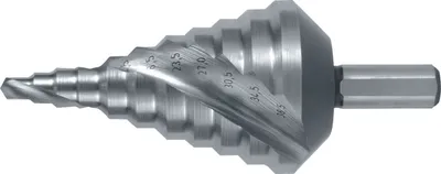 Produktbild von Stufenbohrer Bohrber.5,3-38,5mm HSS Spiralnut Z.2 Stufen 11 RUKO