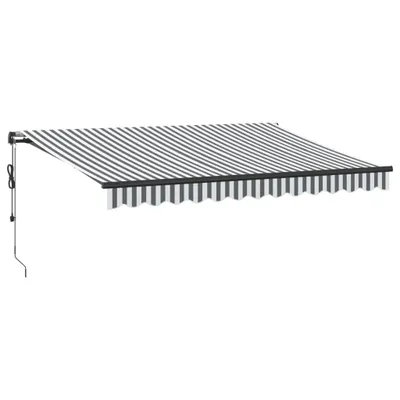 Produktbild von vidaXL Markise Automatisch Anthrazit und Weiß 350x250 cm
