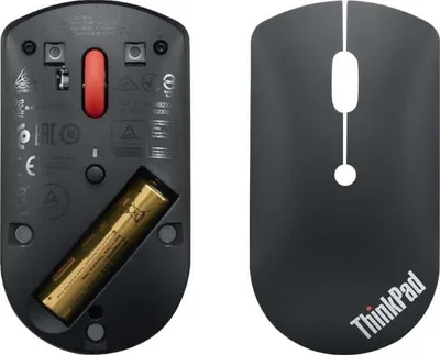 Zdjęcie produktu dla Lenovo 4Y50X88822, Oburęczny, Optyczny, Bluetooth, 2400 DPI, Czarny
