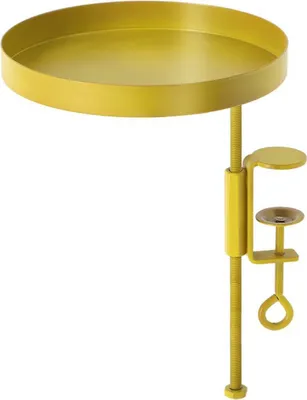 Produktbild von Esschert Design Runde goldene Fensterbankhalterung M, Pflanzenständer, Stahl, Gold, 180 mm, 180 mm, 246 mm