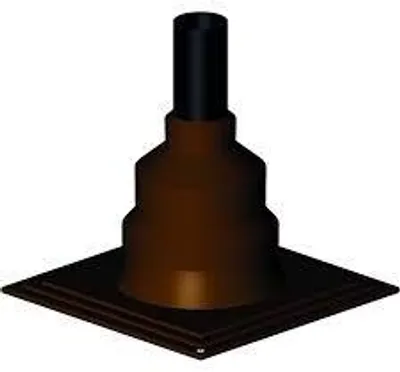 Produktbild von ALMEVA Starr Kaminabschluss Braun DN100 (PPBASX)