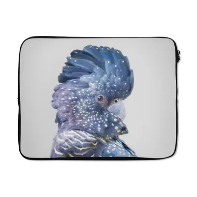 Produktbild von MuchoWow® Laptop Hülle 15 Zoll Kakadu - Blau - Tiere - Natur Laptoptasche - Laptoptasche - Sleeve - Rundum-Schutz