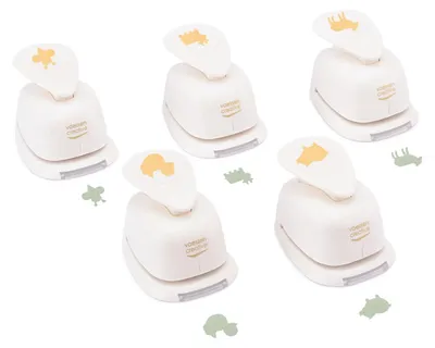 Produktbild von Vaessen Creative Motivstanzer 5er Set Bauernhof Tiere 2,5 cm
