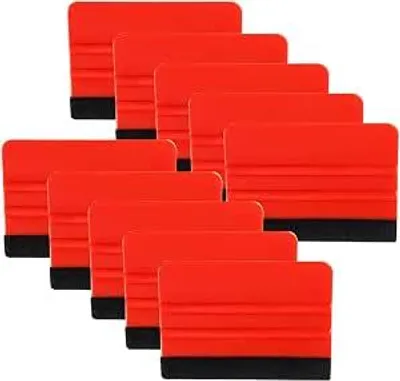 Obrázek produktu pro Plastová stěrka, 10 kusů, červená – praktické příslušenství – pro každodenní použití, pro hobby a kutilské práce