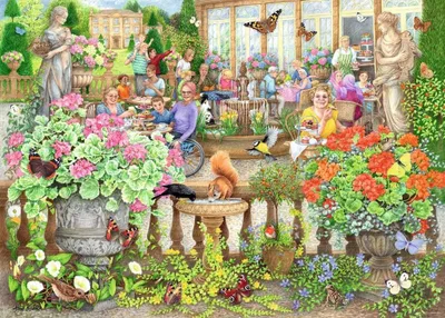 Immagine prodotto di Puzzle RAVENSBURGER La caffetteria nell'aranciera 1000 pezzi