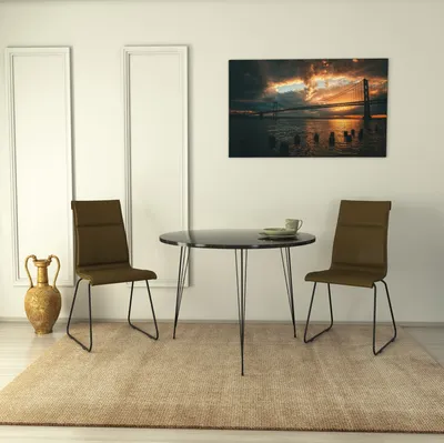 Produktbild von Skye Decor, Sandalf - Royal, Tische, Schwarz, 90 x 75 x 90 cm