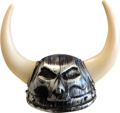 Produktbild von Wikinger-Helm Erwachsene schwarz-grau - Einheitsgröße