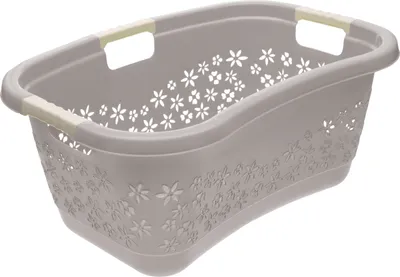 Produktbild von keeeper Wäschekorb "lasse" ergonomisch grau urban grey