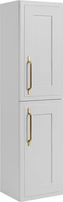 Produktbild von RODAN | Hochschrank 136 cm Weiß Matt - Exklusives Design - Funktionalität und Stil - Weisse Badschränke - Hochschrank Weiß - CLASSIC