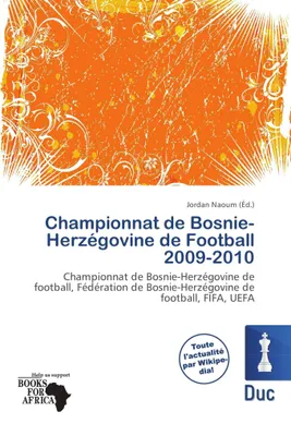 Produktbild von Championnat de Bosnie-Herzégovine de Football 2009-2010