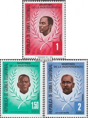 Produktbild von Briefmarken Äquatorialguinea 1979 Mi 1603-1605 (kompl.Ausg.) postfrisch Unabhängigkeitskämpfer