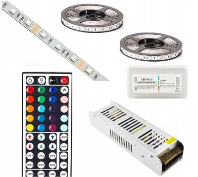 Produktbild von Omako LED-Band RGB 20m 600 LEDs mit Fernbedienung