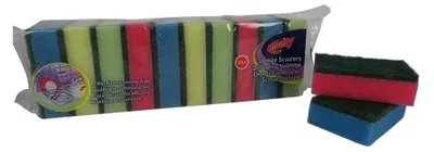 Productafbeelding van Multy Schuursponzen Gemengde Kleuren (10 stuks)