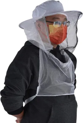 Image de Cagoules de protection pour apiculteurs, en maille respirante, lot de 2