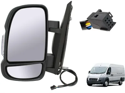 Produktbild von Außenspiegel Spiegel KURZER ARM elektrisch für Fiat Ductao III ab 2006 links