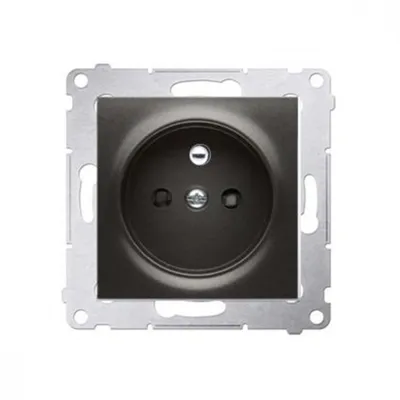 Obrázek produktu pro Kontakt-Simon DGZ1Z.01/48, Antracit, Plast, IP20, 250 V, 75 mm, 40 mm