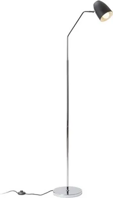 Obrázok produktu pre Stojacia lampa PRAGMA čierny chróm 230V E27 28W
