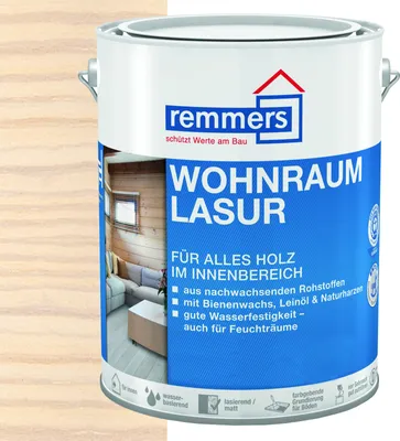Zdjęcie produktu dla Remmers Bejca do salonu Wiadro 2,5 L Biały