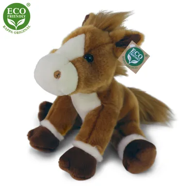 Obrázok produktu pre RAPPA Plyšový kůň sedící 30 cm ECO-FRIENDLY