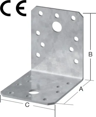 Produktbild von Vormann Winkelverbinder Schenkellänge 50x50mm Breite 35 mm - 70921000