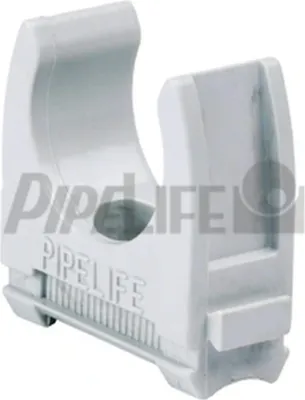 Produktbild von Pipelife Klemmschelle für Installationsrohre, Ø20mm, hellgrau, halogenfrei, 1 Stk.
