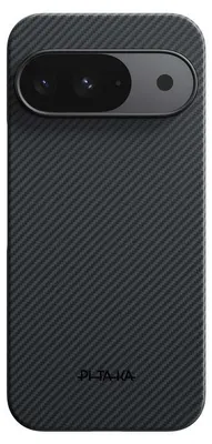 Produktbild von Aramid Handyhülle für Google Pixel 10, PITAKA Ultra-Slim Case mit MagSafe, Schwarz