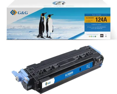 Productafbeelding van G&G 14144 G&G Toner kompatibel mit HP 124A/ Q6000A/ Canon 707BK