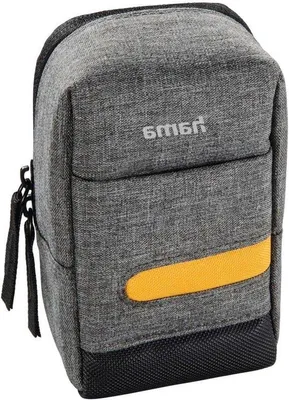 Obrázek produktu pro Kompaktní pouzdro na fotoaparát, šedé, 7,5 × 4,5 × 13 cm, z recyklovaného materiálu