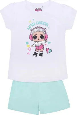 Produktbild von LOL Surprise Kinder Schlafanzug Pyjama – Weiß / 104