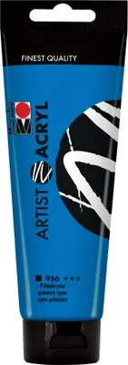 Produktbild von Marabu Künstler-Acrylfarbe Artist Acryl lampenschwarz