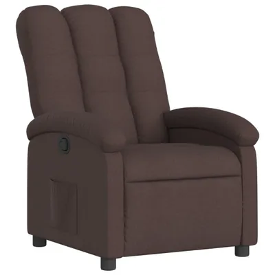 Produktbild von vidaXL Relaxsessel Dunkelbraun Stoff