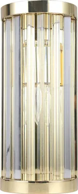 Zdjęcie produktu dla Kinkiet glamour VETRO złoty 1xE14x10W szkło wym:30x13x10cm IP20 Light Prestige