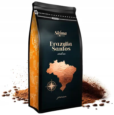 Produktbild von Gemahlener Kaffee 500 g BRASILIEN SANTOS 100 % Arabica frisch geröstet
