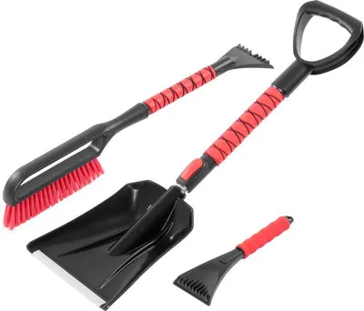 Obrázek produktu pro Sada Strend Pro, do auta, na led a sníh, teleskopická lopata, škrabka, smeták