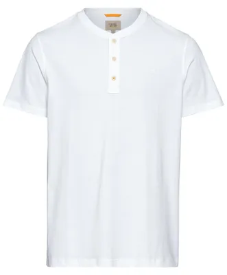 Produktbild von camel active Herren Henley T-Shirt mit Knopfleiste Weiß, menswear-5XL