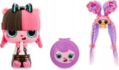 Produktbild von MGA Entertainment 561873E7C; 558552E7C; 562665E7C; 562672E7C - Pop Pop Hair Surprise - Serie 1