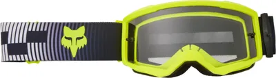 Image de FOX Main Collect Lunettes de motocross pour jeunes, noir/jaune