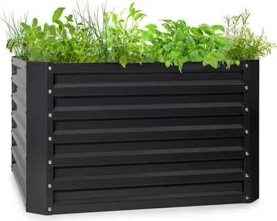 Obrázek produktu pro Blumfeldt Blum High Grow Straight, vyvýšený záhon, 100 x 60 x 100 cm, 600 l, ocel
