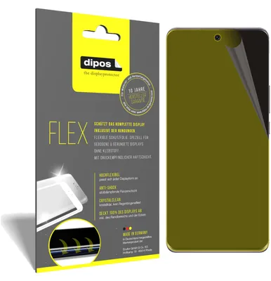 Produktbild von 3x Schutzfolie für Honor 50 Folie, 100% Displayabdeckung, dipos Flex