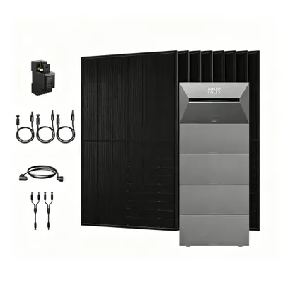 Produktbild von Powerness Balkonkraftwerk mit Speicher, Anker SOLIX Solarbank 3 E2700 Pro mit 4x BP2700 Erweiterungsakku und 4000W PV Panel & Smarter Zähler 0% VAT