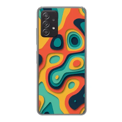 Produktbild von MuchoWow® Handyhülle Schutzhülle Hülle für Samsung Galaxy A53 5G Kreis - Muster - Farben Silikon Softcase Handy Hülle - Schutzabdeckung