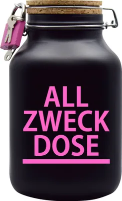 Produktbild von Spardose Geld Geschenk Ideen All Zweck Dose Schwarz Größe XXL 3 Liter