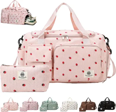 Zdjęcie produktu dla Torba sportowa 48x22x27 cm, różowa, do fitnessu