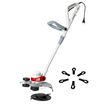 Productafbeelding van IKRA elektrische grastrimmer IGT 650 D-TC | 650 W | snijbreedte 30 cm | TwinCut-systeem | beschermbeugel voor planten | inclusief garenklos, nylonmes