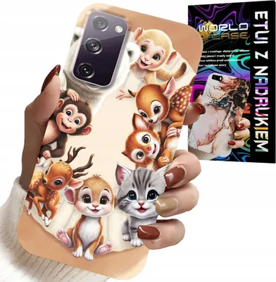 Image de Étui Pour Samsung Galaxy S20 Fe - Étui Pour Enfants Avec Animaux De La Forêt